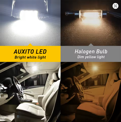 Ampolletas LED C5W / Festoon AUXITO – 6500K Blanco Ultra | Interiores