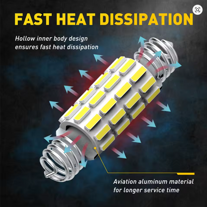 Ampolletas LED C5W / Festoon AUXITO – 6500K Blanco Ultra | Interiores