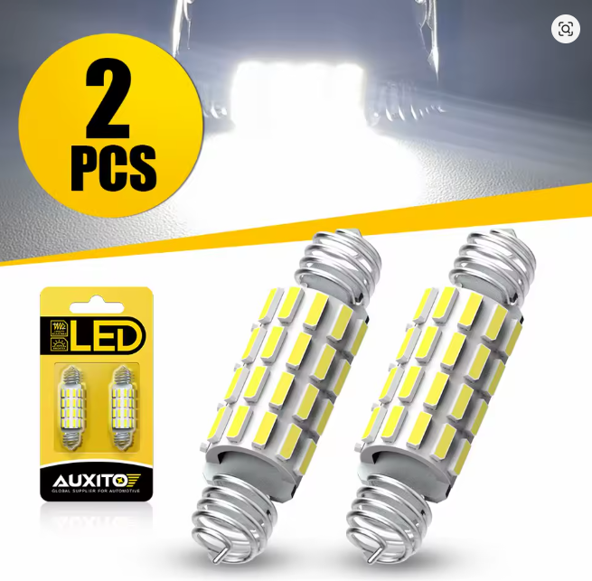 Ampolletas LED C5W / Festoon AUXITO – 6500K Blanco Ultra | Interiores