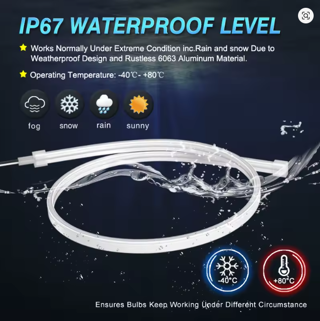 Par Tiras DRL LED Flexibles 6000K – Universales para Faros (2 Unidades)