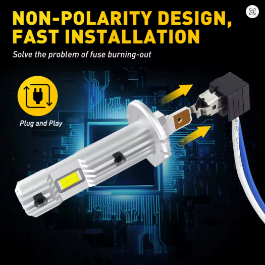 Ampolletas LED H1 AUXITO – 6000K | Blanco Ultra