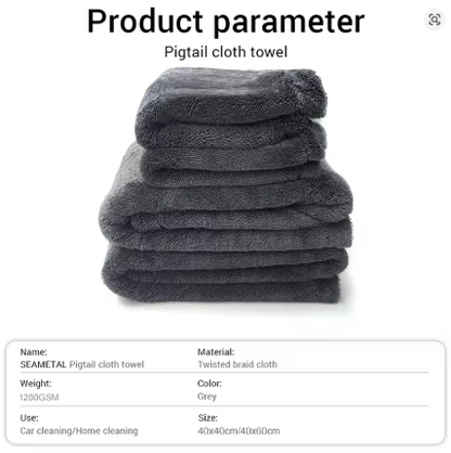 Toalla de Microfibra 1200 GSM – Secado y Detailing Profesional